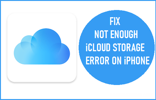修复苹果iPhone上的iCloud存储空间不足错误