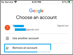 如何从iPhone邮件应用程序中删除Gmail帐户
