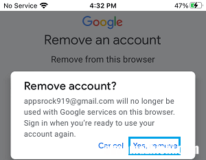 如何从iPhone邮件应用程序中删除Gmail帐户