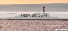科普柴油机怎么样