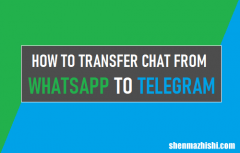 如何将聊天从WhatsApp转移到Telegram