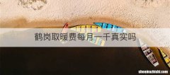 鹤岗取暖费每月一千真实吗