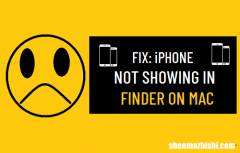 修复iPhone在Mac上的Finder中不显示