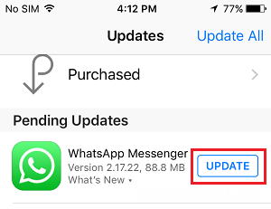 WhatsApp无法在苹果iPhone或iPad上运行