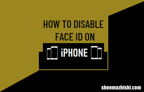 如何在iPhone和iPad上关闭或禁用面容ID