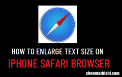 如何在iPhone Safari浏览器上放大文字大小