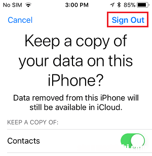 如何在苹果iPhone、iPad和Mac电脑上退出iCloud