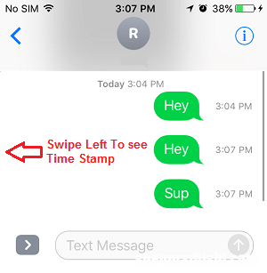 如何在iPhone上查看短信的日期和时间