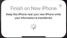 使用快速入门将数据从旧iPhone传输到苹果手机
