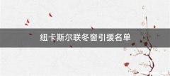 纽卡斯尔联冬窗引援名单