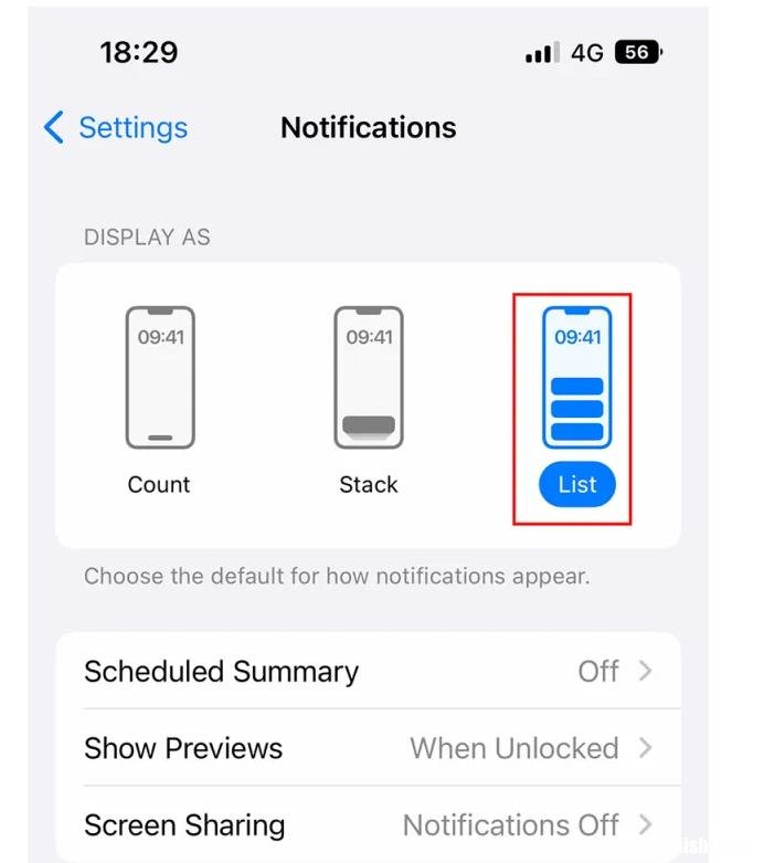 iPhone提示设置位置修改  苹果ios16怎么设置通知栏