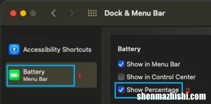 如何在Macbook上显示电池百分比
