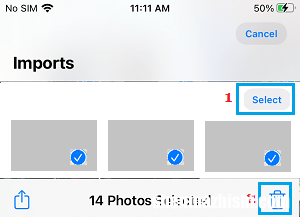 如何在iPhone和iPad上查找导入的照片