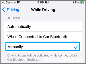 在iPhone上设置请勿打扰自动回复消息