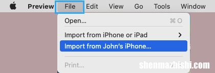 在Mac上将照片从iPhone传输到外部硬盘驱动器