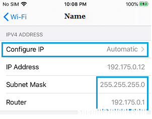 如何在iPhone或iPad上更改IP地址