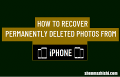 如何从苹果iPhone恢复永久删除的照片