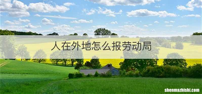 人在外地怎么报劳动局