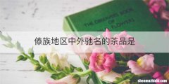 傣族地区中外驰名的茶品是