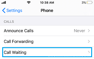 如何在苹果iPhone上启用或禁用呼叫等待