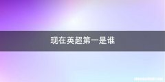 现在英超第一是谁