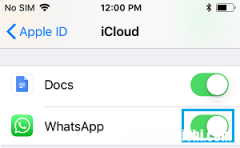 如何在iPhone上将WhatsApp备份到iCloud