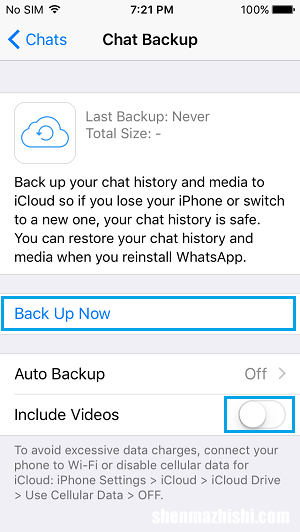 如何在iPhone上将WhatsApp备份到iCloud
