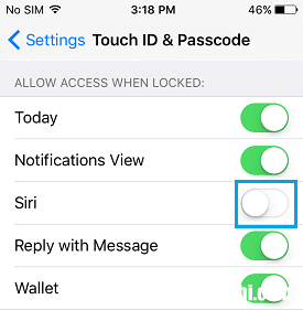 iPhone锁定时禁用Siri以保护您的隐私