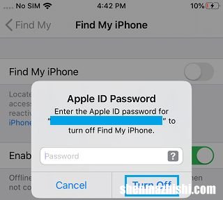 使用电脑关闭iPhone和iCloud上的“查找我的”