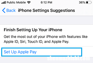 如何删除“完成设置您的iPhone”提示