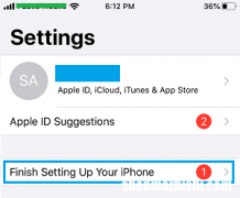 如何删除“完成设置您的iPhone”提示
