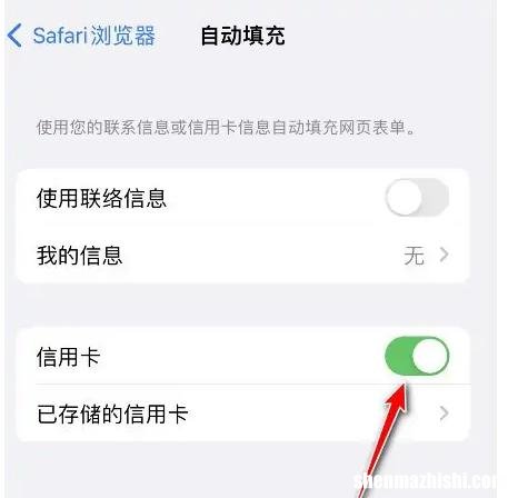如何在苹果Safari中禁用自动完成