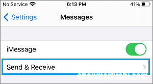 需要启用iMessage才能在iPhone上发送此消息错误