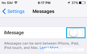 需要启用iMessage才能在iPhone上发送此消息错误