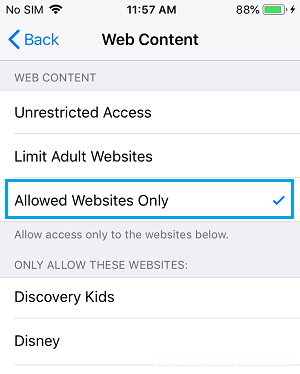 图文教程 如何在iPhone和iPad上屏蔽网站