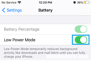 苹果省电方法 如何在iPhone上启用低功耗模式