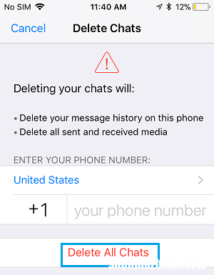 如何在苹果iPhone上删除WhatsApp消息