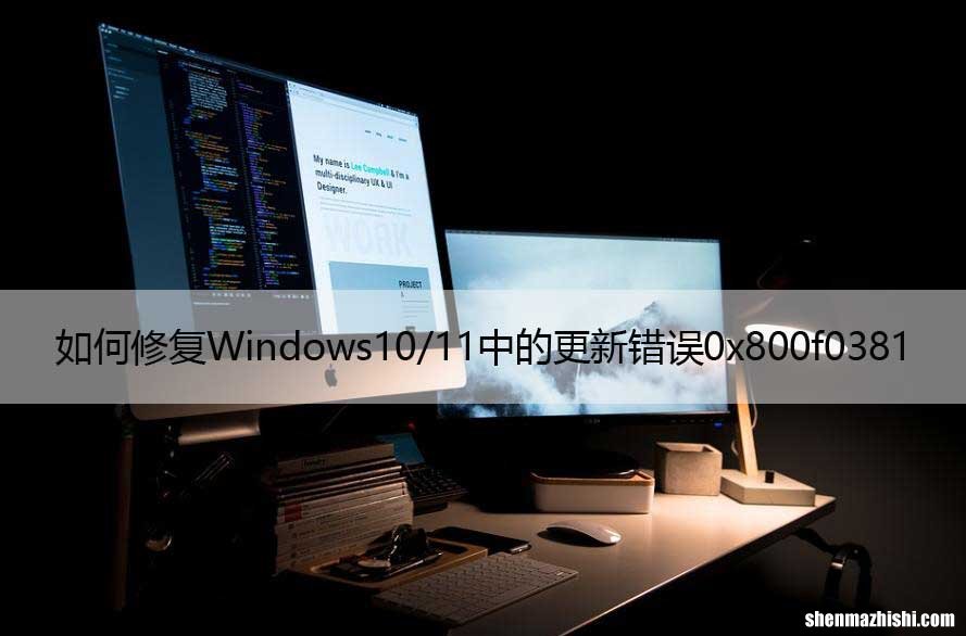 如何修复Windows10/11中的更新错误0x800f0381