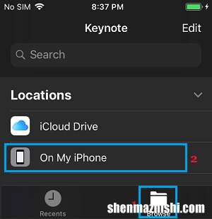 如何将Keynote演示文稿传输到iPad或iPhone