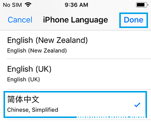 如何在iPhone和iPad上更改语言和地区