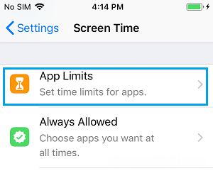如何为iPhone或iPad上的应用程序设置时间限制