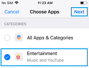 如何为iPhone或iPad上的应用程序设置时间限制