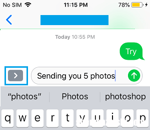 如何在iMessage中禁用iCloud照片链接