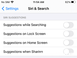 如何在iPhone或iPad上禁用Siri建议