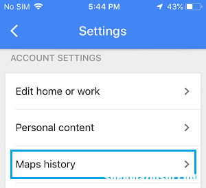 如何清除iPhone和安卓手机上的谷歌地图历史记录