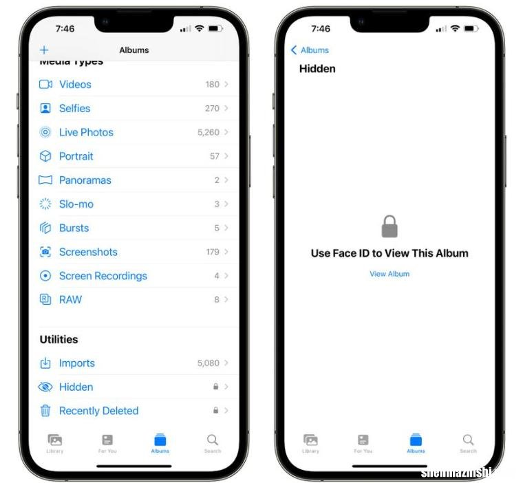苹果手机锁定隐藏的照片 iphone怎么隐藏最近删除照片