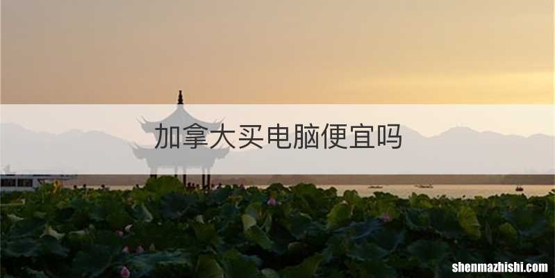 加拿大买电脑便宜吗