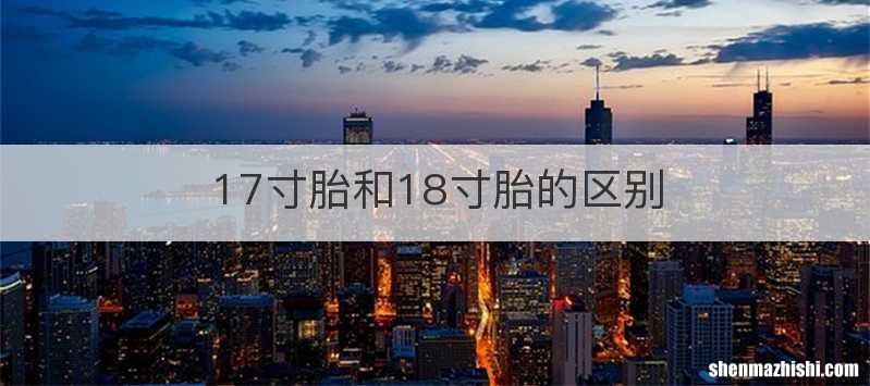 17寸胎和18寸胎的区别