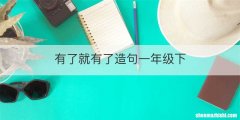 有了就有了造句一年级下