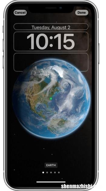 iOS16 如何在iPhone  上设置天文锁屏壁纸